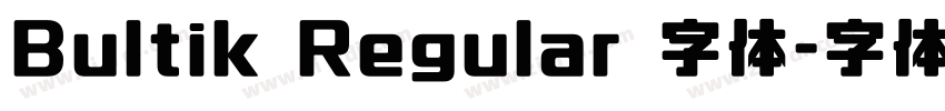 Bultik Regular 字体字体转换